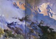 John Singer Sargent, Mountain Fire (mk18)